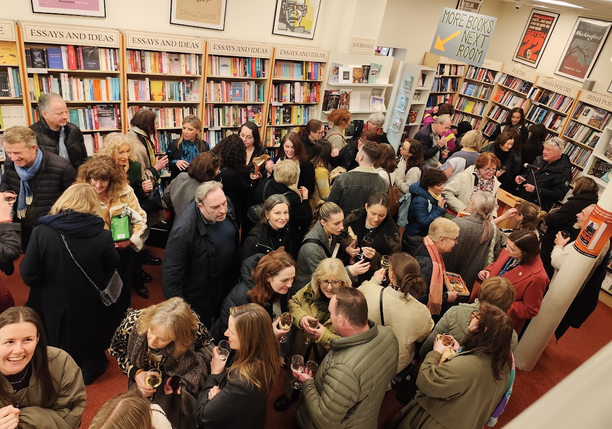 Image of crowd at book launch